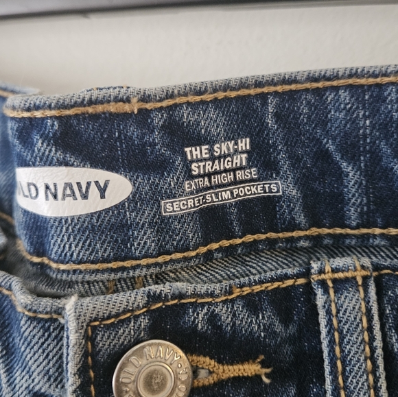 NWT high rise straight jeans - Picture 4 of 4